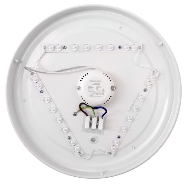 Светильник светодиодный LBS-8124 24Вт 4500К lines настенно-потолочный Ultraflash 15145