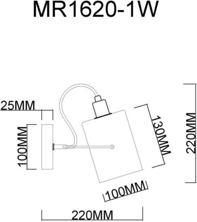 Бра MyFar MR1620-1W