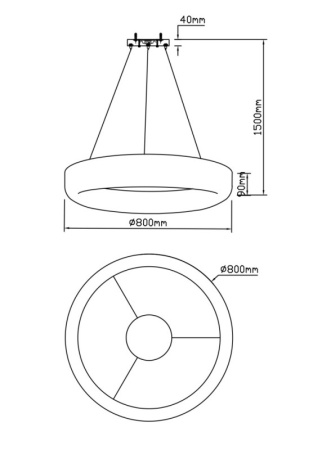 Подвесная люстра Fluorite FL1031-8P