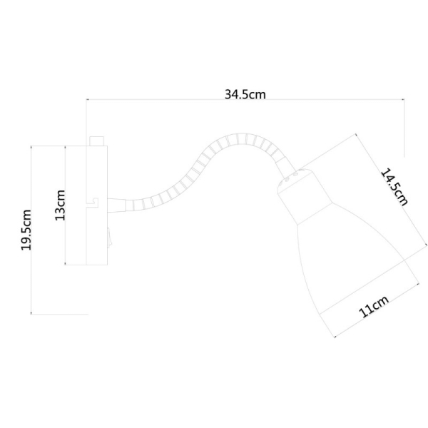 Бра ARTE Lamp A1408AP-1CC