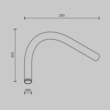 Бра Maytoni Technical C104WL-3W3-6K-B
