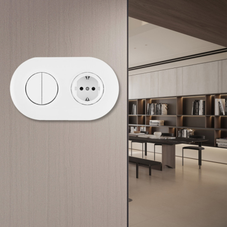 Розетка Arte Milano SET08-2-40-1-30-2 white