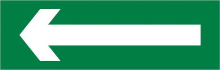 Пиктограмма ДСО-IP65-Н "Налево" DEKraft 60591DEK