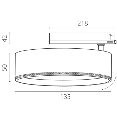 Светильник на шине Lightstar A5746TRIAC