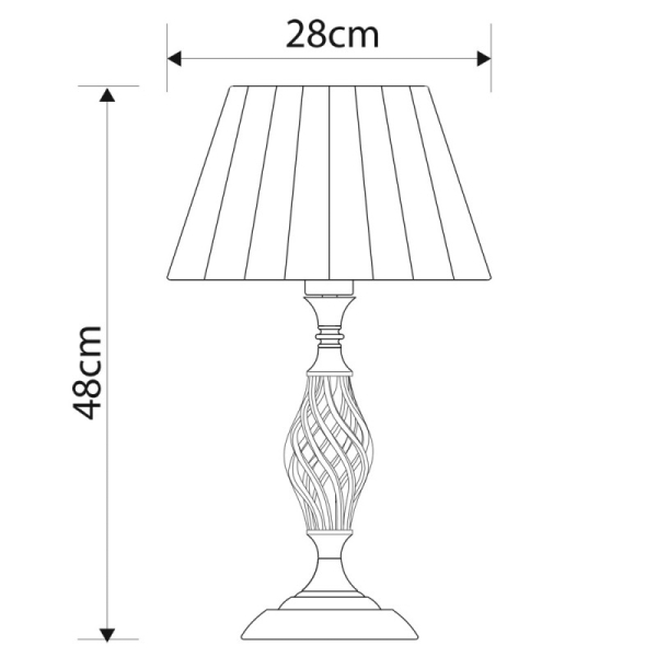 Настольная лампа ARTE Lamp A8390LT-1AB