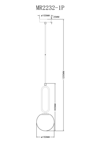 Подвесной светильник MyFar MR2232-1P