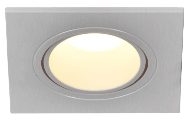 Светильник 4101 встраиваемый MR16 квадрат пласт. бел. IEK LT-UVB0-4101-GU05-1-K01