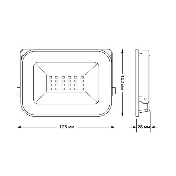 Прожектор Gauss 613511320
