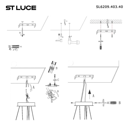 Подвесной светильник ST-Luce SL6209.403.40