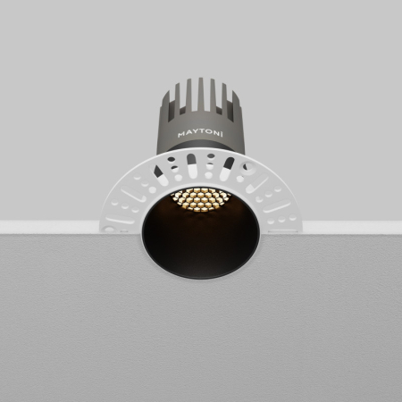 Встраиваемый светильник Maytoni Technical DL120-10W-3K-TRS-B