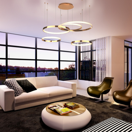 Подвесная люстра Eurosvet 90275/5 медный Smart