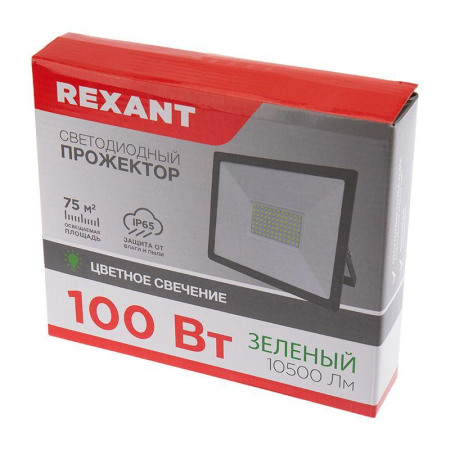 Прожектор светодиодный 100Вт зел. Rexant 605-018