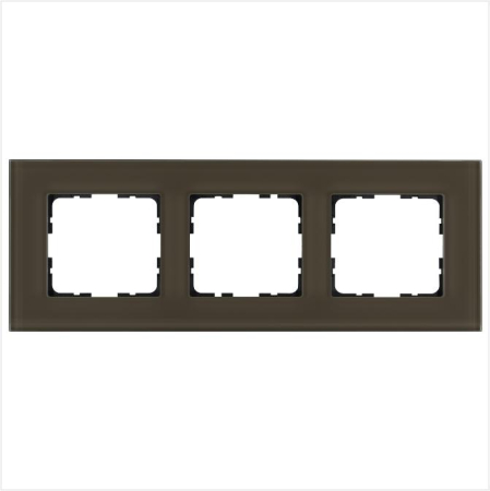 Рамка 3-м G-Glass стекло каперсовый Jasmart G1003GT