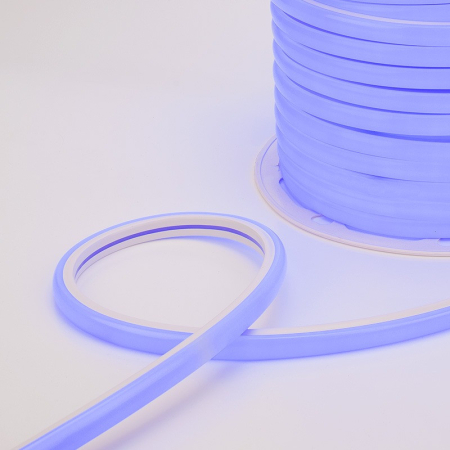 Гибкий неон 16х16мм форма D 144 LED/м СИНИЙ 230В бухта 50м (c комплектом подключения) NEON-NIGHT