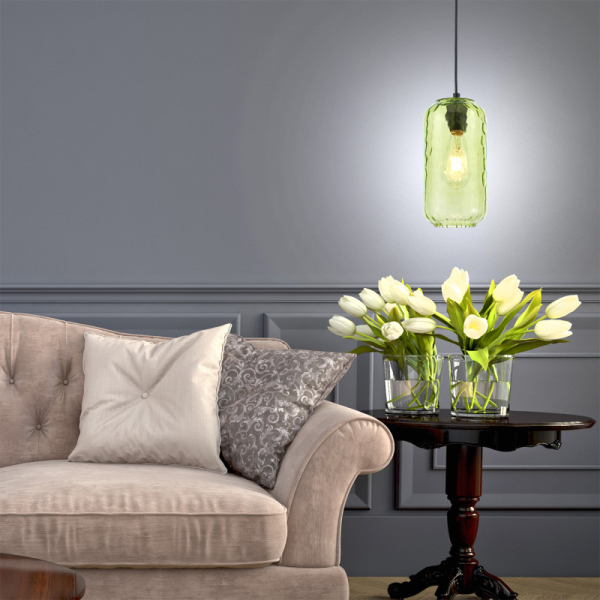 Подвесной светильник Escada 10177/1S Black/Green