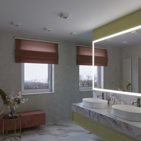 ATLANT Встраиваемый потолочный гипсовый светильник