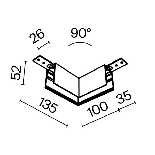 Коннектор Maytoni Technical TRA034HCL-41W