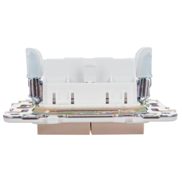 Выключатель 2-кл. SKANDY 10А SK-V09Sa с индикацией песочн. IEK SK-V20-1-10-K98