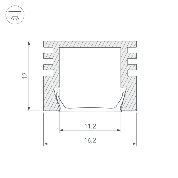 Профиль Arlight 012095