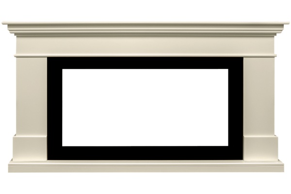 Royal Flame Каминокомплект California  - Слоновая кость (Высота 860) с очагом 5D V-ART 40