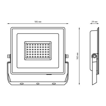 Прожектор Gauss 613100370P