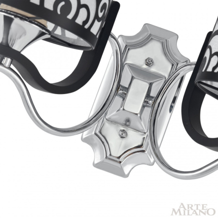 Бра Arte Milano 304957/2W Bk/Ni