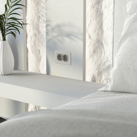 Розетка Werkel W1272004 дымчатый