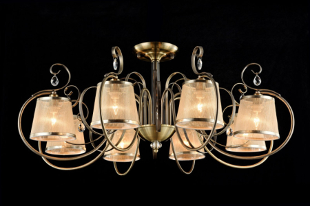 Люстра на штанге Freya FR2020-CL-08-BZ