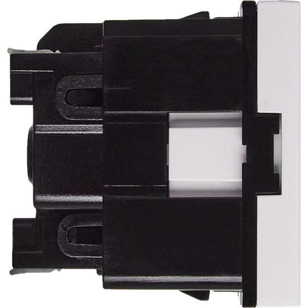 Розетка 2мод. 16А 250В 90град. с заземл. защ. шторки безвинт. зажимы бел. ИЭК Leg 4521055