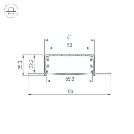 Профиль Arlight 046410