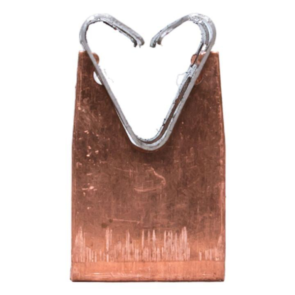 Держатель токоотвода металлический 35мм L20мм Ni/Сu PROxima EKF lp-d2115-20-cu