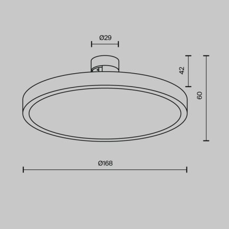 Светильник на шине Maytoni Technical TR153-1-10W3K-B