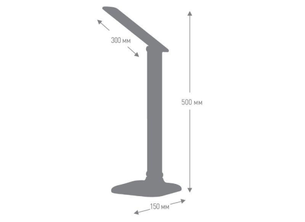 Светильник UF-716 C02 LED 11Вт черн. Ultraflash 13788