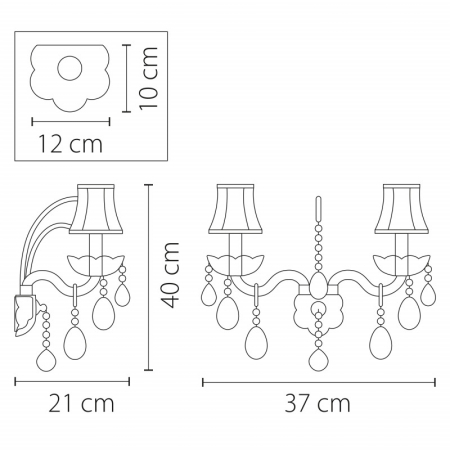 Бра Lightstar 721623