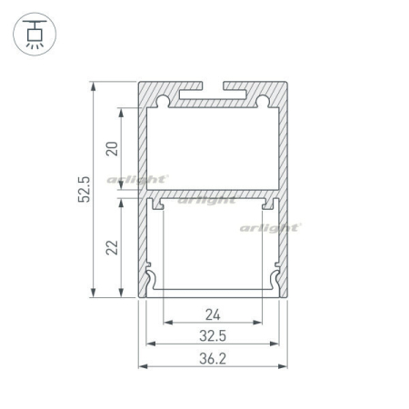 Профиль Arlight 036137