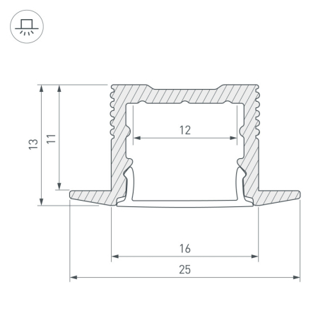 Профиль Arlight 036040