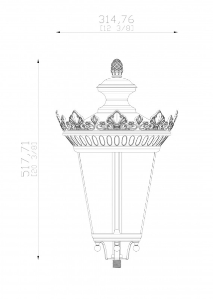 Садово-парковый светильник LD-Lighting LD-FL003