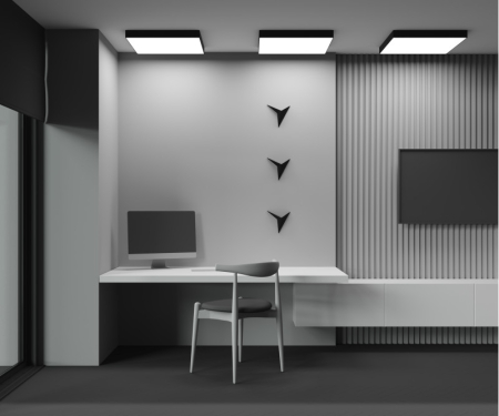 Накладной светильник Maytoni Technical C032CL-90W3K-SQ-B