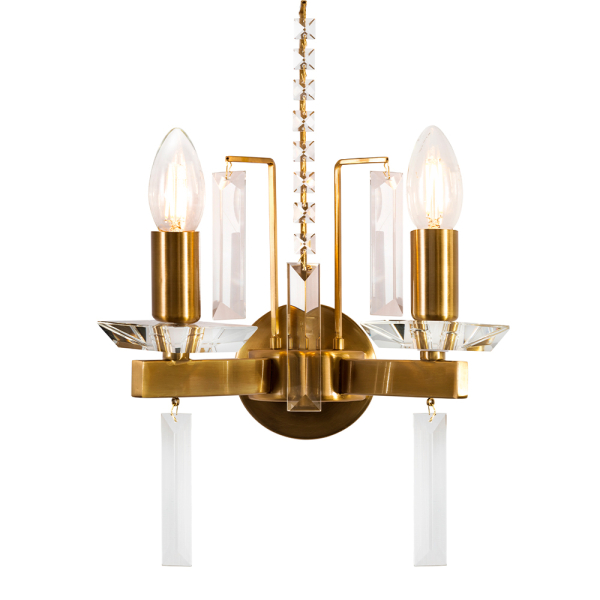 Crystal Lux Бра Crystal Lux MARRON AP2 BRASS