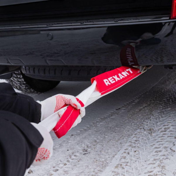 Трос динамический (стропа) 7т, 6м, в чехле REXANT