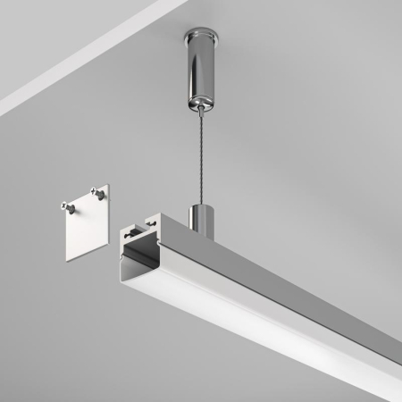 Профиль накладной/подвесной 20х20 алюм. Maytoni ALM-2020B-S-2M