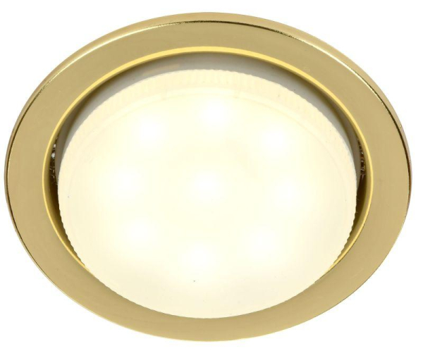 Светильник точечный GX53 встраив. зол. IEK LUVB0-GX53-1-K22