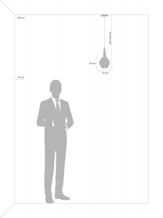 Подвесной светильник Freya FR8008PL-01GB