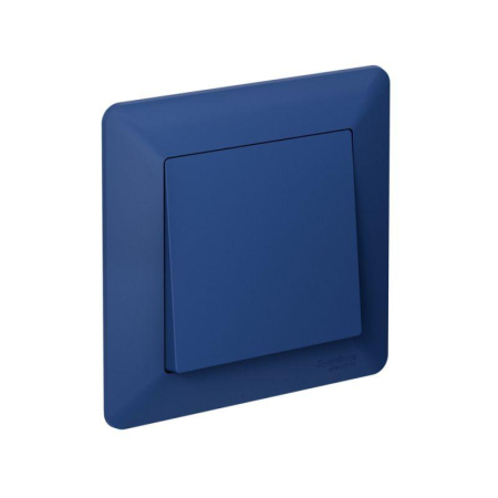 Рамка 1-м AtlasDesign Air аквамарин/дым. черн. SE ATN221101