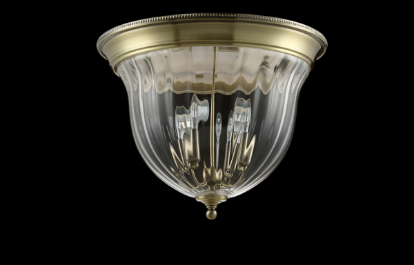 Crystal Lux Светильник потолочный Crystal Lux JUGO PL4 BRONZE/TRANSPARENTE