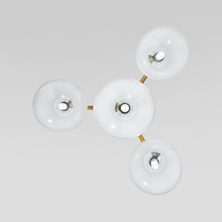 Накладная люстра Eurosvet 60161/4 латунь