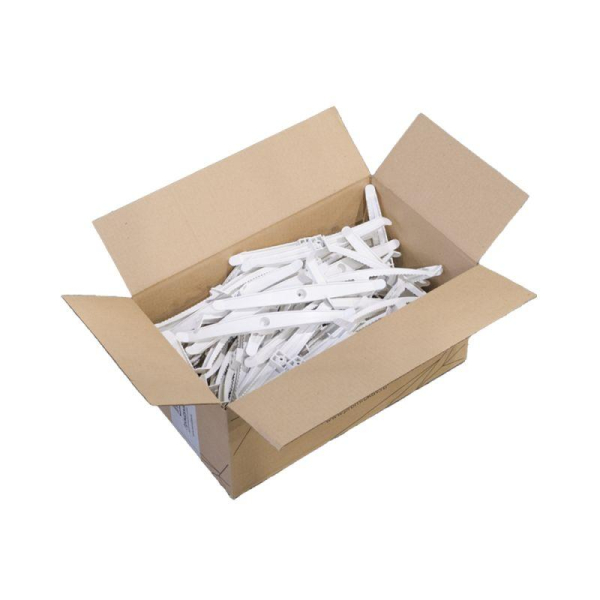 Держатель круглого кабеля двусторонний для прямого монтажа на 16 мест в гофроящике бел. (уп.100шт) Промрукав PR13.0486