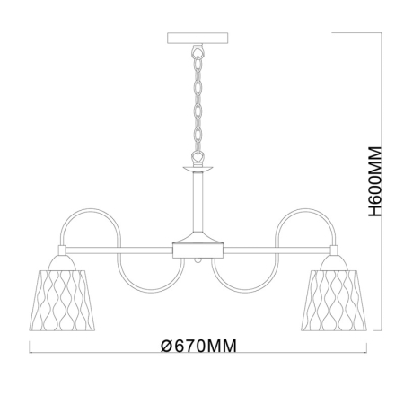 Подвесная люстра Escada 1125/7PL