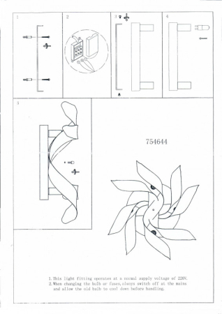 Бра Lightstar 754644