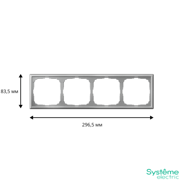 Рамка 4-м ArtGallery универс. алюм. SE GAL000304